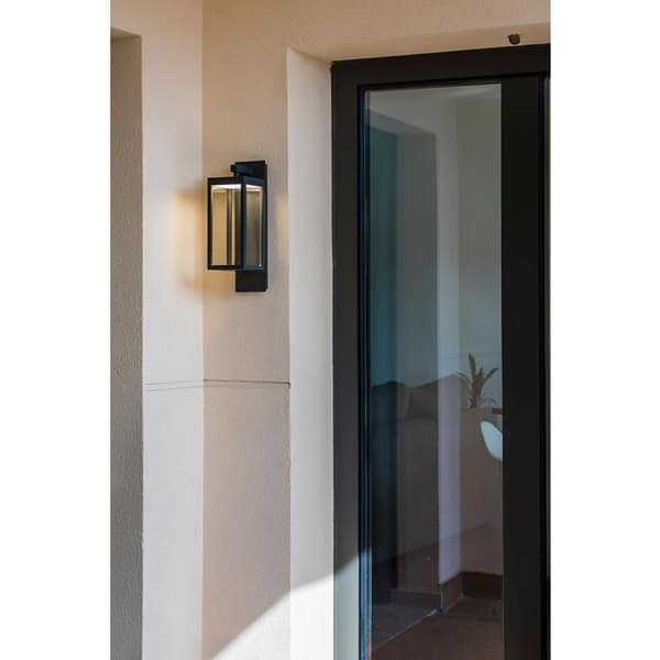 FARO trädgårdsvägglampa - Kerala - Mörkgrå - LED 3W - Aluminium - 38x12x17cm