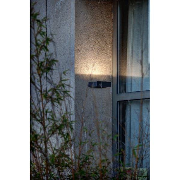 Vägglampa utomhus Taima Mörkgrå 1 COB LED 6W - FARO - 71388