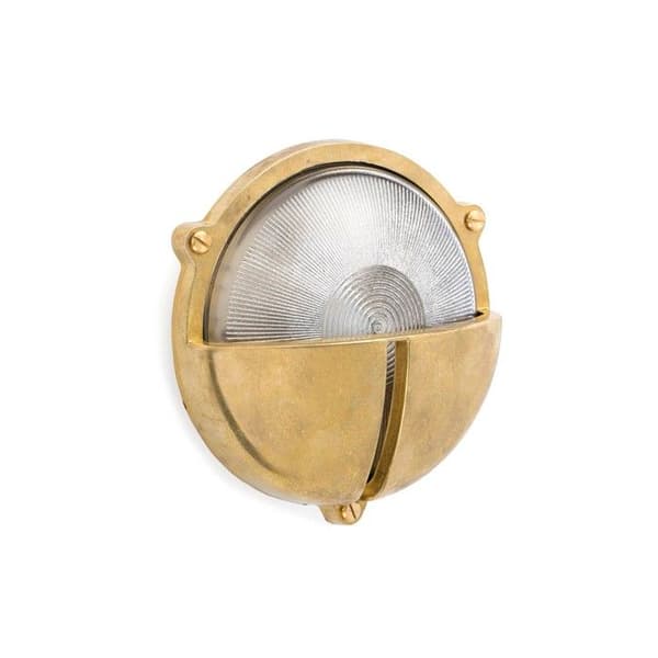 Vägglampa utomhus - FARO - Mässing Timon - 60W - Trädgård - Gul - Metall - Elektrisk