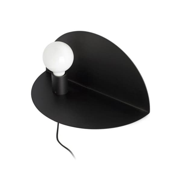 Vägglampa - FARO BARCELONA - 01004 NIT SX - Svart - Inomhus - Samtida - Design