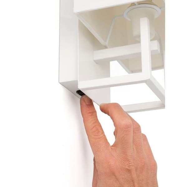Vägglampa - FARO - Vesper - Vit - E14 - 20W - Modern Design