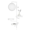 Miniatyrbild 1 av 3: ASTORIA-Vägglampa med hyllplan H62cm White Globen Lighting | designad av Anna Landerholm