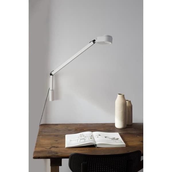 Vägglampa - FARO - Inbjudande - Aluminium - Integrerad LED - Matt vit