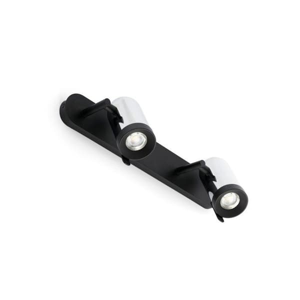 Vägglampa - FARO - Orleans - Krom - 2 GU10-lampor - Modern design Krom