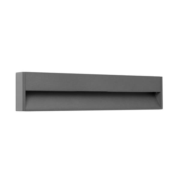 LED Vägglampa - Faro Barcelona - GRADA - 12W - Aluminium - Opalglas