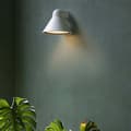 Miniatyrbild 1 av 3: Designer utomhus vägglampa - FARO - Pals - Vit - Aluminium - LED