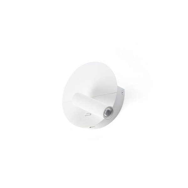 Faro DUAS Vägglampa Led Reader Matt Vit Med USB