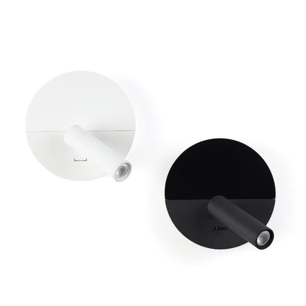 Faro DUAS Vägglampa Led Reader Matt Vit Med USB