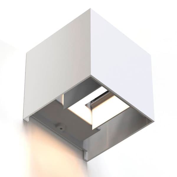 LED Vägglampa - HAMA - Inomhus och utomhus - WiFi - Röststyrning - Grå metall