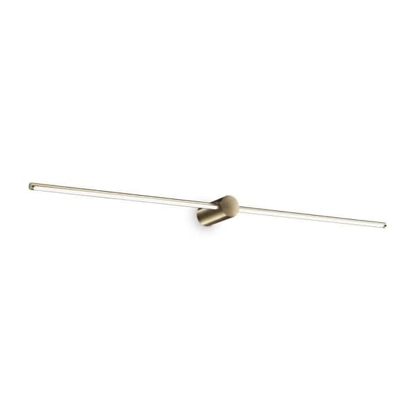 Badrum med integrerad LED - Ideal Lux - FILO - 2 lampor - Ljust mässing - 2000Lm 3000K