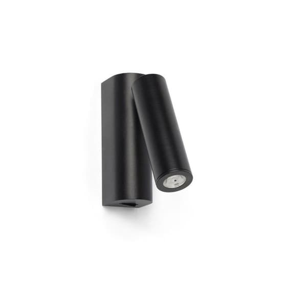 Vägglampa - FARO - Rob - Svart - Inbyggd LED - 3W - 3000K