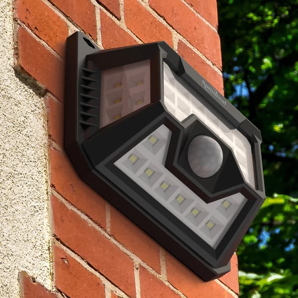 SM-OLT3 2st Utomhussolljus 32 LED 120°PIR-sensor vidvinkel vattentät vägglampa för trädgårdsväg Säkerhetslampa
