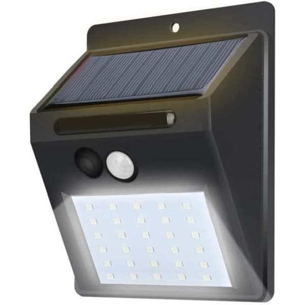 Solar Lights Outdoor 30 LEDs Solar Lights Outdoor Vattentät trådlös rörelsesensor säkerhetslampor för veranda[u2118]