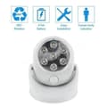 Miniatyrbild 2 av 4: LED-lampa Ljus 360° trådlös rörelsedetektor - Märke - Modell - Vit - Uteplats Säkerhetssensor
