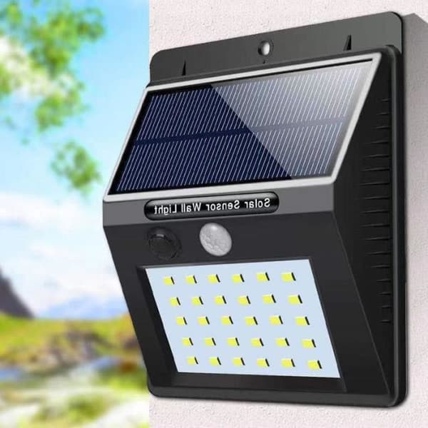 Utomhussolljus, 20 led vattentät utomhussolljus med rörelsesensor, utomhussolljusbelysning