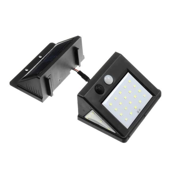 30 LED Solar lampa utomhus väggljus rörelsesensor 2835SMD vit QK27314