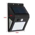 Miniatyrbild 2 av 4: 30 LED Solar lampa utomhus väggljus rörelsesensor 2835SMD vit QK27314