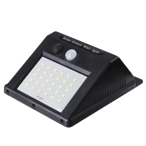 Vägglampa Solcellslampa 30 LED-ljus Utomhus Vattentät sensor Rörelsedetektorbelysning TYP B