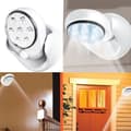 Miniatyrbild 3 av 4: ZT09456-Lamp LED-ljus 360° Detektor Rörelse Automatisk Roterar Trådlös Sensor Uteplats Säkerhet för Trädgårdsvägg Korridor Arbete