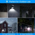 Miniatyrbild 4 av 4: Solarlampa - Ej specificerad - Set med 4 - 20 LED - Rörelsesensor - Vattentät IP65
