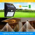 Miniatyrbild 2 av 4: Solarlampa - Ej specificerad - Set med 4 - 20 LED - Rörelsesensor - Vattentät IP65