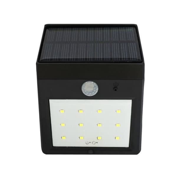 Vägglampa - GAOHOU - 12 LED - Solenergi - Vattentät - Rörelsedetektor
