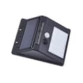 Miniatyrbild 1 av 4: Vägglampa utomhus - APPLIKATION - 20LED - Solar - Rörelsedetektor - Svart
