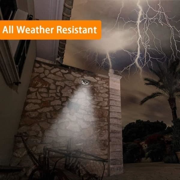 Solar Lights Outdoor 100 LEDs, paket med 4 Solar Garden Lights Outdoor 100 LEDs Vattentät 1800 Mah med detektor [Z374]