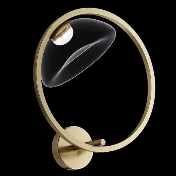 LED Vägglampa - Maytoni - Lunare I - Brons - 3000K - Modern Design