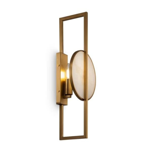 Vägglampa - Maytoni - Marmo - Metall - Gul - 40W - Modern Design Vit