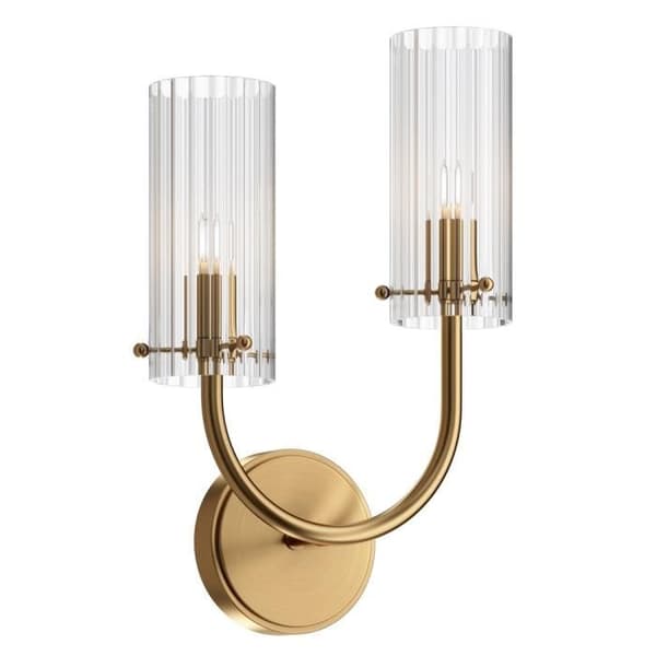 Vägglampa - Maytoni - Arco - Neoklassisk - Mässing - Glaskupa - 2 G9-lampor