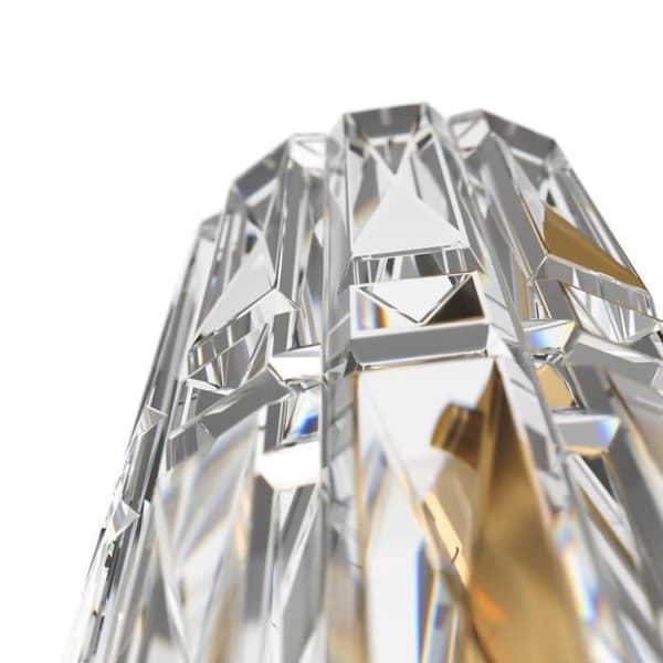 Maytoni Facet Neoclassical Vägglampa Glas &amp; Gold Crystal
