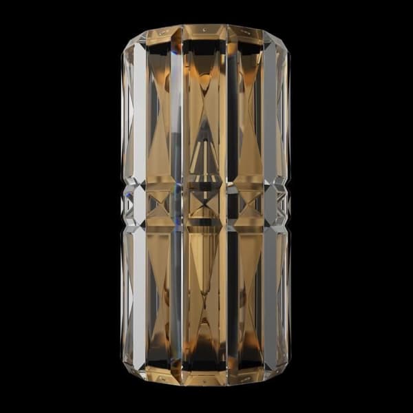 Maytoni Facet Neoclassical Vägglampa Glas &amp; Gold Crystal