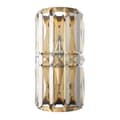 Miniatyrbild 1 av 4: Maytoni Facet Neoclassical Vägglampa Glas &amp; Gold Crystal