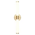 Miniatyrbild 2 av 4: Maytoni Axis Modern integrerad LED-vägglampa guld, 3000K, frostad akrylskärm