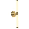 Miniatyrbild 1 av 4: Maytoni Axis Modern integrerad LED-vägglampa guld, 3000K, frostad akrylskärm