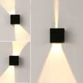 Miniatyrbild 3 av 4: 12W Led Vägglampa Utomhus/Inomhus IP65 Justerbar Modern Design Varmvit