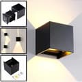 Miniatyrbild 1 av 4: 12W Led Vägglampa Utomhus/Inomhus IP65 Justerbar Modern Design Varmvit
