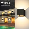 Miniatyrbild 3 av 4: 2st 12W LED utomhus/inomhus vägglampa, justerbar vägglampa, anti-vatten IP65 vägglampa för sovrum hem korridor S