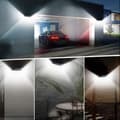 Miniatyrbild 4 av 4: 2st Solar Lamp Vägglampa 118LED Med Sensor IP65 Vattentät för trädgård Utomhusbelysning Rörelsesensor Vattentät