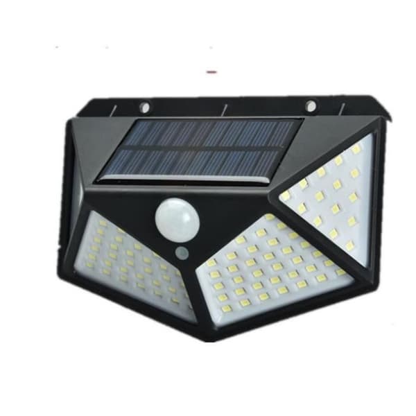Utomhussollampa LED-vägglampa 3,7v 2200mAH Vattentät Tre funktionslägen i rostfritt stål