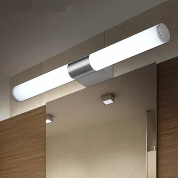 55 CM 22W LED Sconce Vägglampa Vattentät - Inredning badrum Front Inomhusspegel Vitt ljus