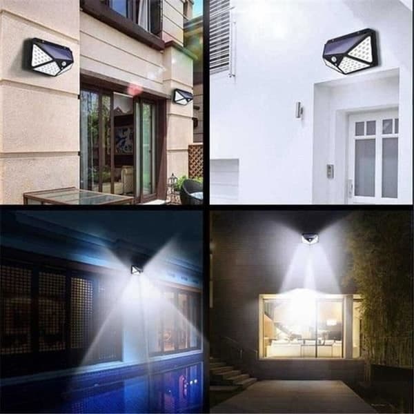Solarmurlykta - 2 Park - 100 LED - 1000 lumen - IP65