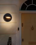 Miniatyrbillede 5 af 9: Udendørs Væglampe Sort Metal Sæt af 2 LED Downlight Lamper Belysning til Væg Design