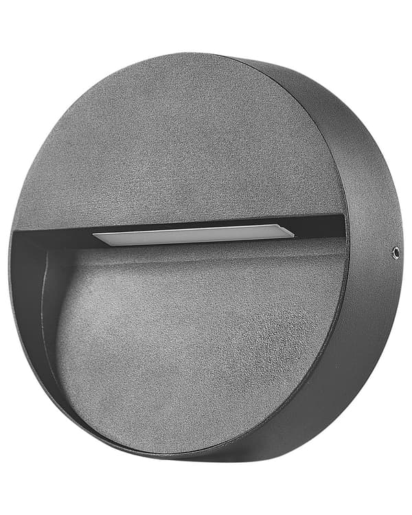 Udendørs Væglampe Sort Metal Sæt af 2 LED Downlight Lamper Belysning til Væg Design