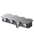 Miniatyrbillede 6 af 9: Udendørs Væglampe Sort Metal Sæt af 2 LED Up and Down Lamper Belysning til Væg Design