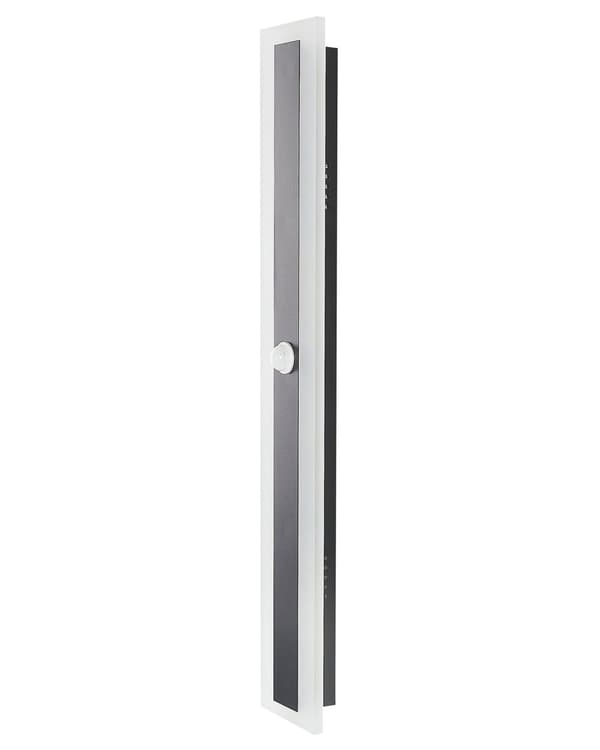 Udendørs LED-væglampe Sort 80 cm Stål Akryl med bevægelsessensor Moderne design