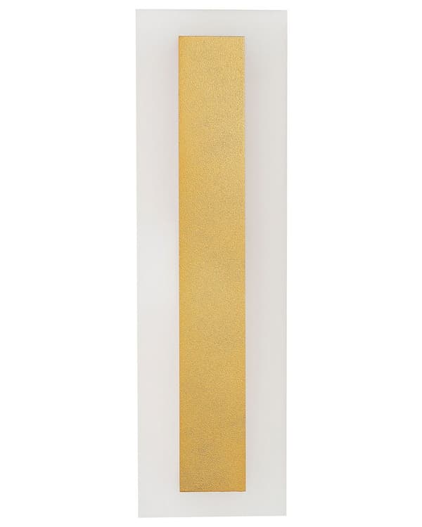 Udendørs LED-Væglampe Guld 30 cm Stål Akryl Moderne Design