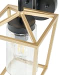 Miniatyrbillede 7 af 9: Udendørs Væglampe Guld Lampe Metal Jern Glas Mat Moderne Design Gårdhave Have