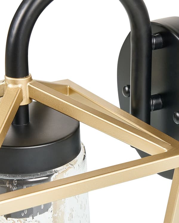 Udendørs Væglampe Guld Lampe Metal Jern Glas Mat Moderne Design Gårdhave Have